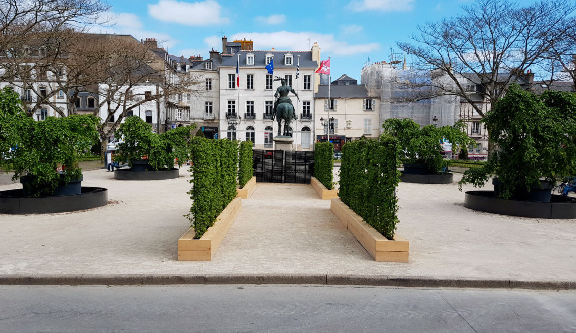 charmes, vannes, pépinières le meur, carpinus betulus, projet de Gérard Ropert