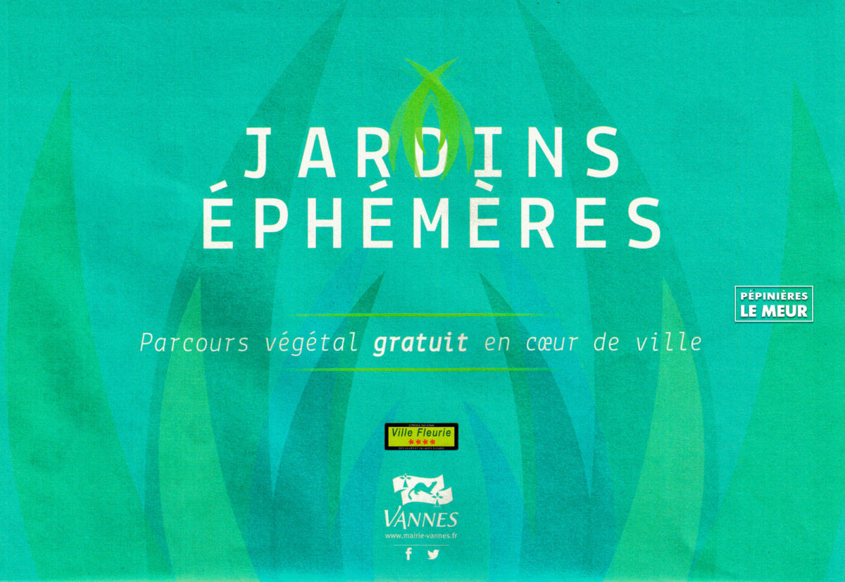 jardins éphémeres de vannes 2017